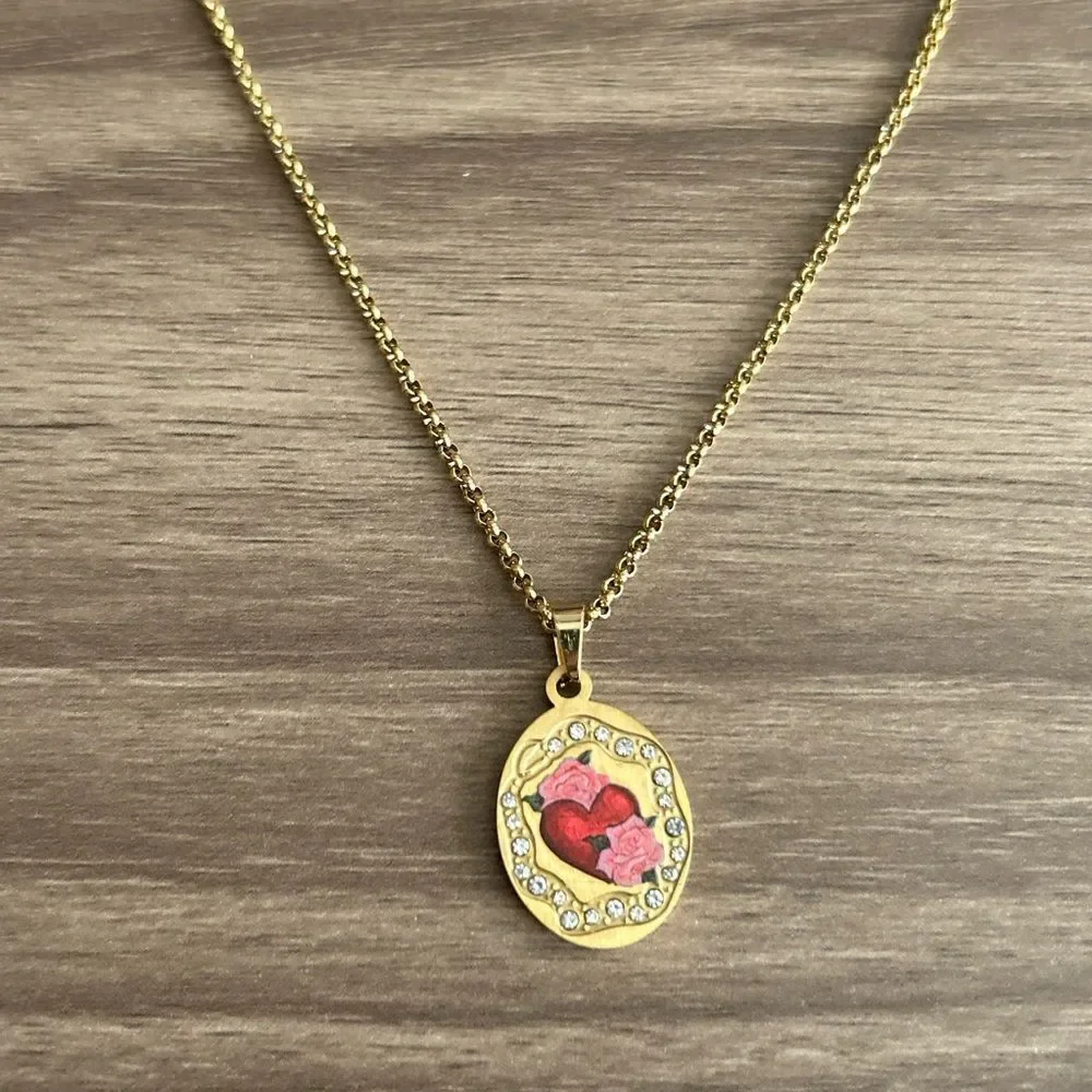 Heart Necklace Q463